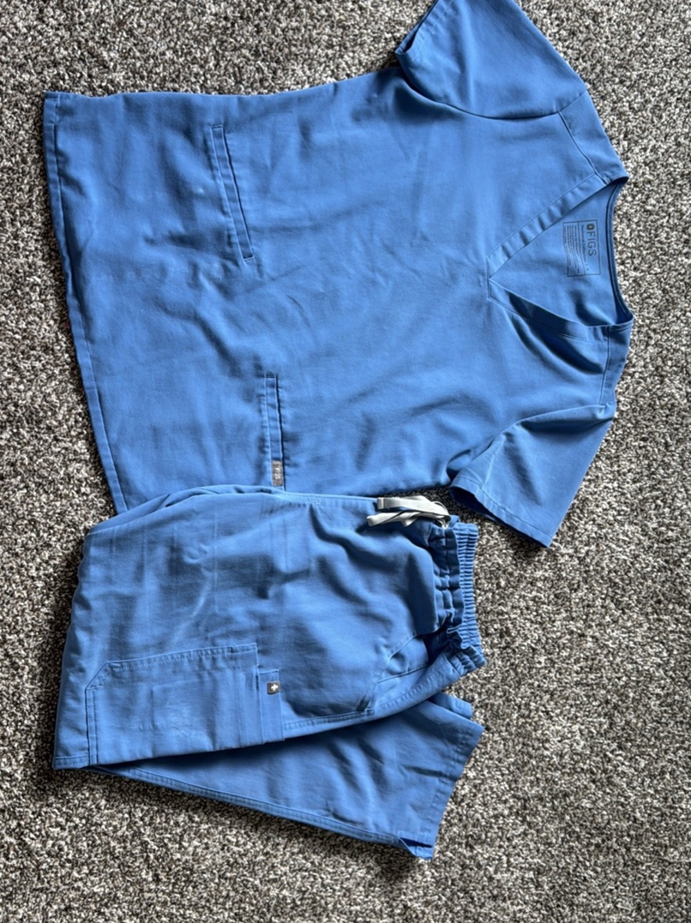 Figs Women's Scrub Set in Blue